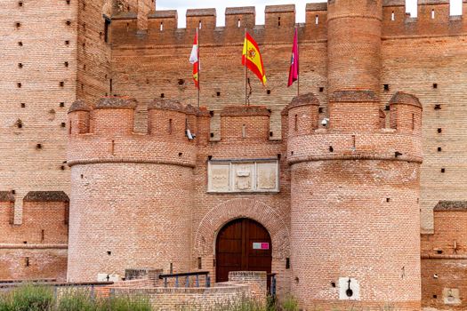 Castle of the Mota - famous old castle in Medina del Campo, Valladolid ,Castilla y Leon, Spain