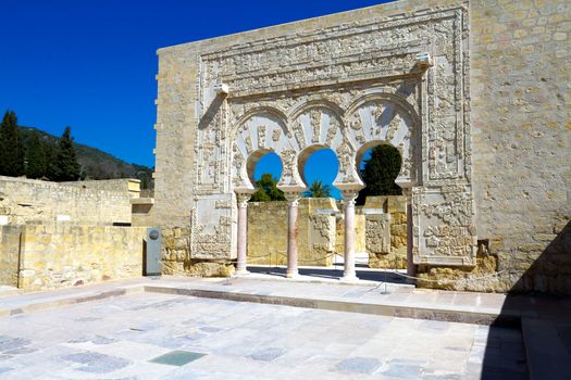 Entrance of Yafar's house, in archeological set of Madinat al-Zahra, Cordoba, Spain