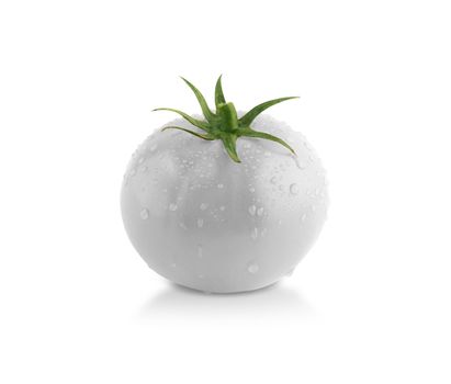 Gray tomato! creative concept, something different.