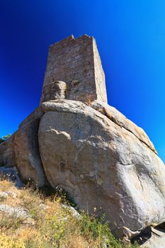 ancient San Giovanni sighting tower in Elba island, Tuscany. Italy