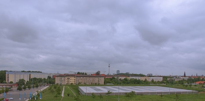 View of the city of Berlin in Germany