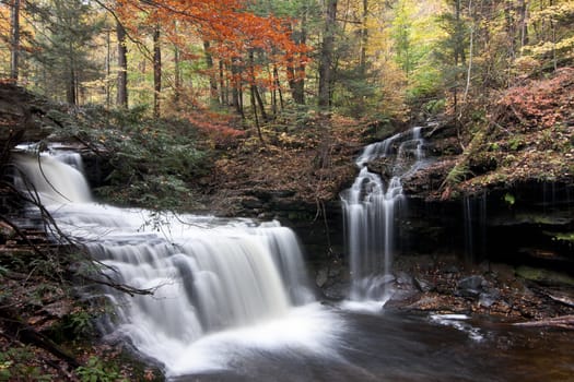 Waterfalls at Ricketts Glen Pennsylvania