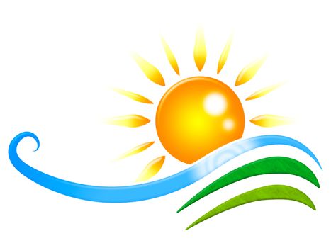 Sun Rays Indicating Glowing Swirling And Sunshine