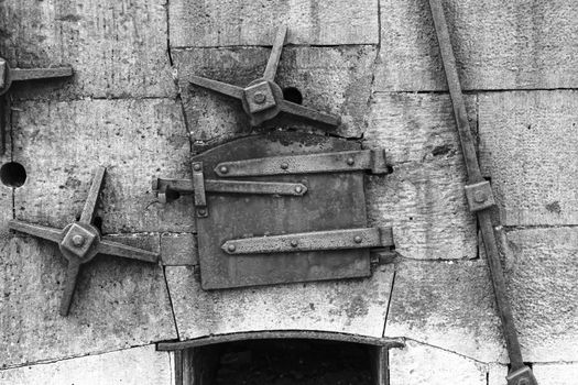 Hot shot furnace at historic Fort Niagara used to heat up cannon ammunition. 