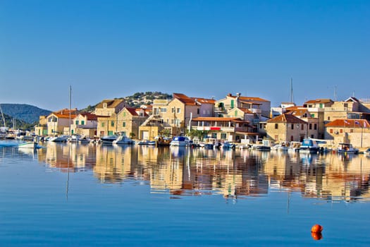 Colorful town of Tribunj waterfront, Dalmatia, Croatia