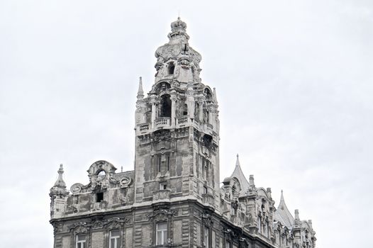 Deatil of some building in Budapest city center