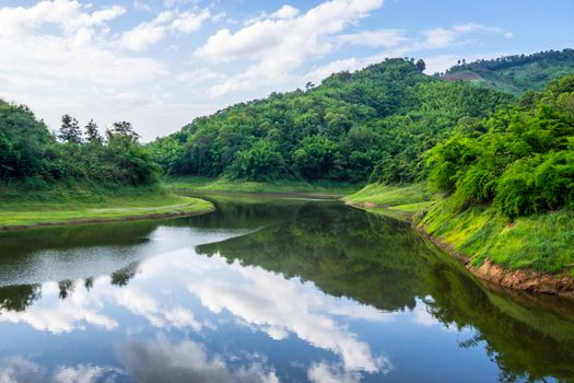 sight seeing of Mae suay dam,Chiangrai,Thailand