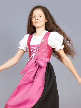 An image of a sweet traditional bavarian girl