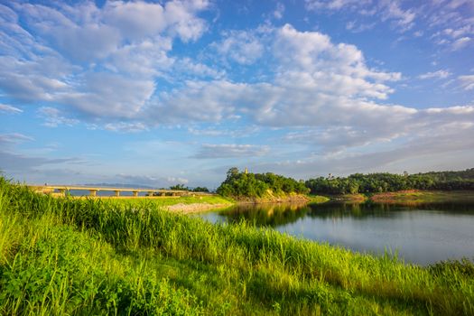 sight seeing of Mae suay dam,Chiangrai,Thailand