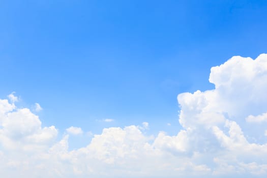blue sky with cloud