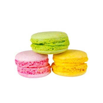 traditional french colorful macaron
