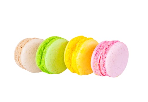 traditional french colorful macaron