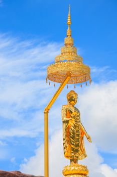 Buddha image, Phasornkaew Temple ,that place for meditation that practices, Khao Kho Phetchabun Thailand