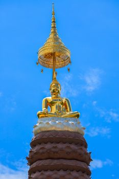 Buddha image, Phasornkaew Temple ,that place for meditation that practices, Khao Kho Phetchabun Thailand