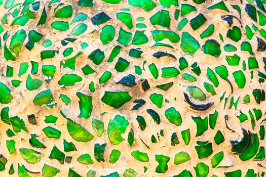 gravel green glass color texture mosaic pattern abstract background