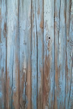 old blue wood wall texture and background