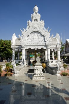 city pillar shrine of Nan district Thailand