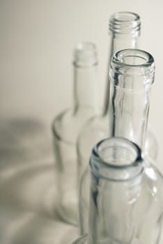 glass bottles