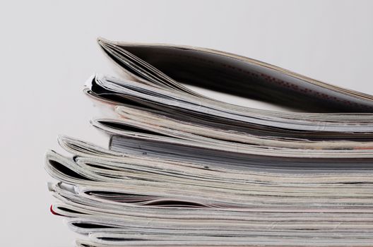 stack of magazines