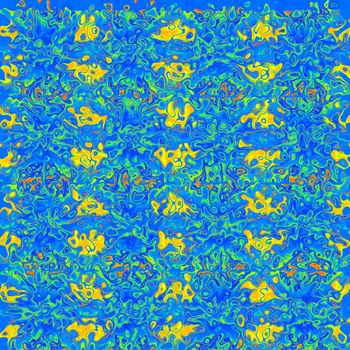 Digital computer graphic - abstraction marble texture in a blue colors for design.