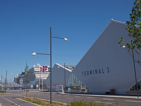 the newly opened terminal 1 of ocean quay in copenhagen denmark