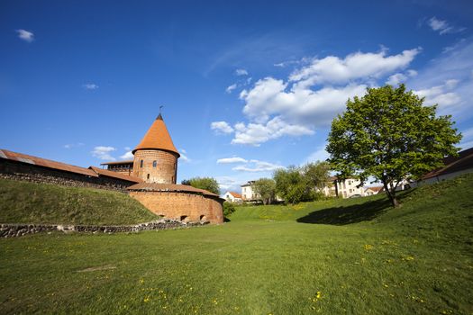 Reconstructed part of Kaunas Castle, Lithuania
