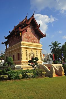 Wat Phra Singha, Thai lanna temple at Chiangmai province Thailand.