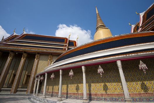 Pagoda in rajabophit temple