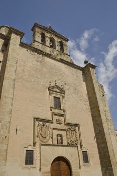 Church in Trujillo, a village of the province of Caceres, Spain.