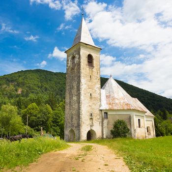 Medieval church in Srednja vas near Semic, Slovenia, Europe.