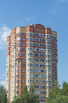 Multi-storey residential building in Chernogolovka, near Moscow, Russia