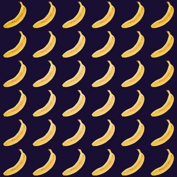 Vintage retro looking Banana fruit useful as a seamless background