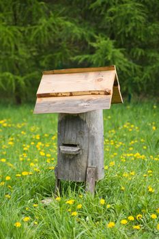 Old bee hive - rural scenery