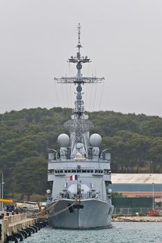 French frigate - Cassard type, french navy in Toulon