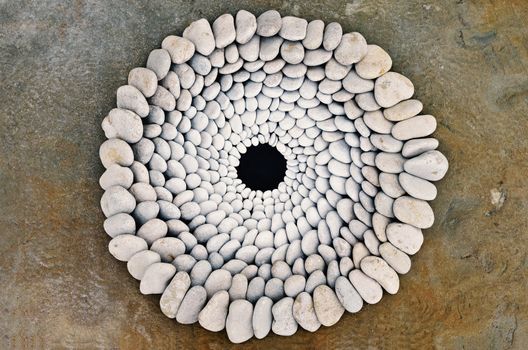 Sequence of stones laid out in the form of a circle