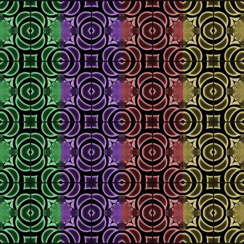 Digital computer graphic - seamless decorative ornament for design.