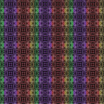 Digital computer graphic - geometric seamless ornament for design.