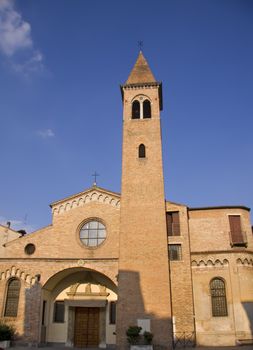 Church tower in Padua, Italy
