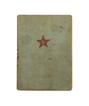 Red Army soldier`s ID book. 1940