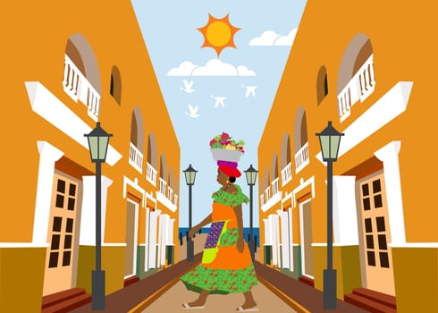 Way to the market