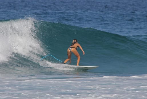 A young lady surfing in Puerto Escondido, Mexico
27 Mar 2013
No model release
Editorial only