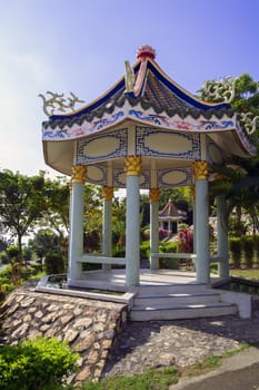 Thai Style Pavilions. Sattahip Area of Thailand.