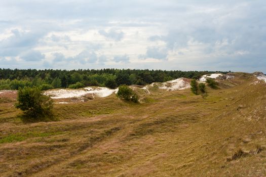 View from the observation tower at the Hohe Duene, near Pramort, Zingst, Germany