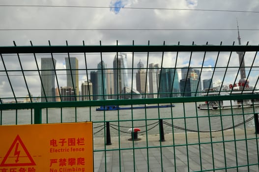 shanghai skyline poudon island,China