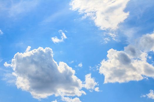 Blue sky with clouds