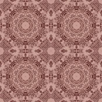 Seamless artistic background, abstract graphic pattern on vintage linen canvas