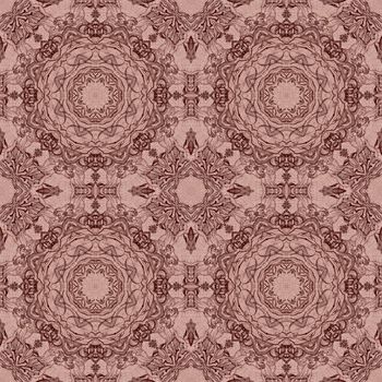 Seamless artistic background, abstract graphic pattern on vintage linen canvas