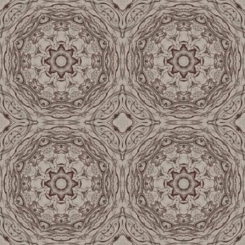 Seamless artistic background, abstract graphic pattern on vintage linen canvas