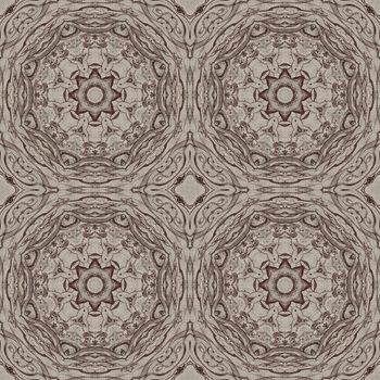 Seamless artistic background, abstract graphic pattern on vintage linen canvas