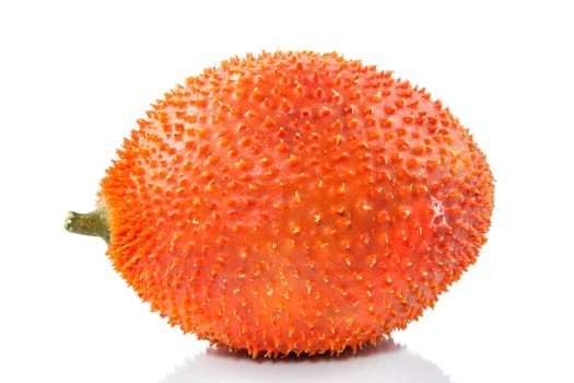 Gac fruit isolated on white background